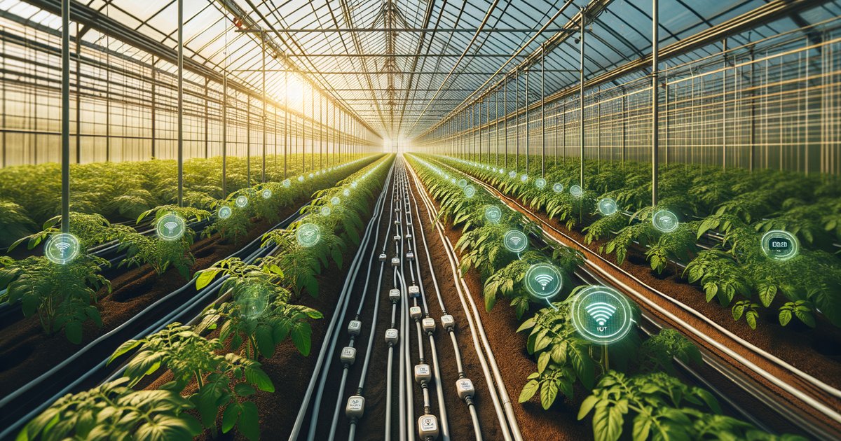 Автоматизированный полив в теплицах: IoT-датчики и ИИ