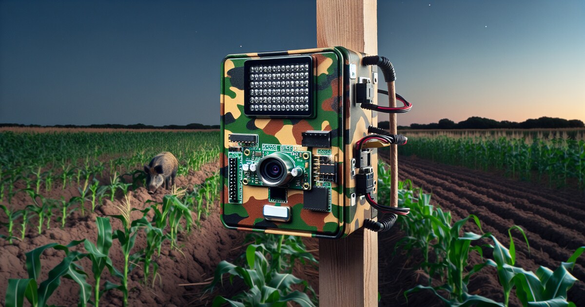 Камера-ловушка для поля за 1 800 ₽: ESP32-CAM + PIR-датчик + Telegram