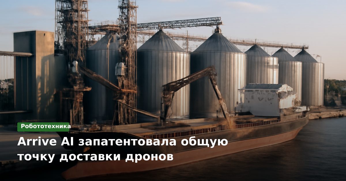 Arrive AI запатентовала общую точку доставки дронов