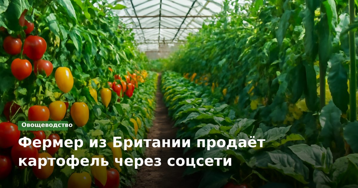 Фермер из Британии продаёт картофель через соцсети