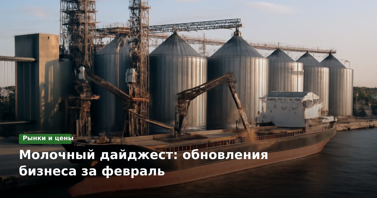 Молочный дайджест: обновления бизнеса за февраль