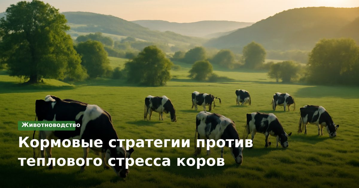Кормовые стратегии против теплового стресса коров