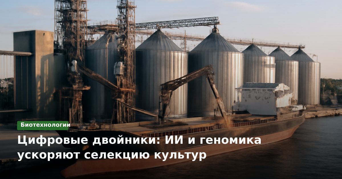 Цифровые двойники: ИИ и геномика ускоряют селекцию культур