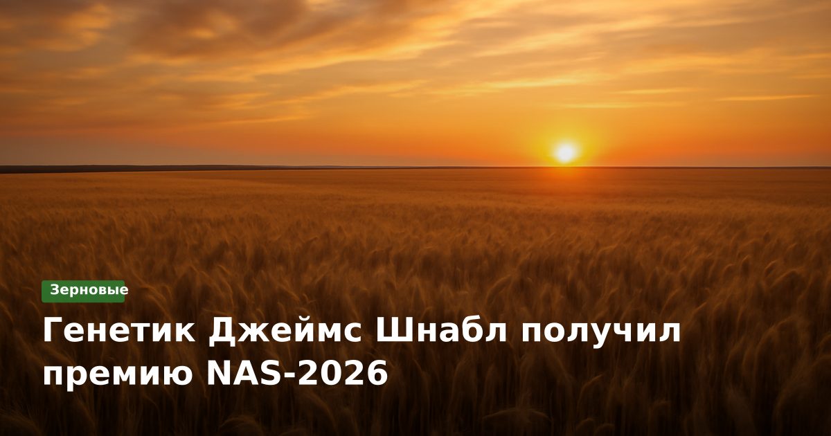 Генетик Джеймс Шнабл получил премию NAS-2026