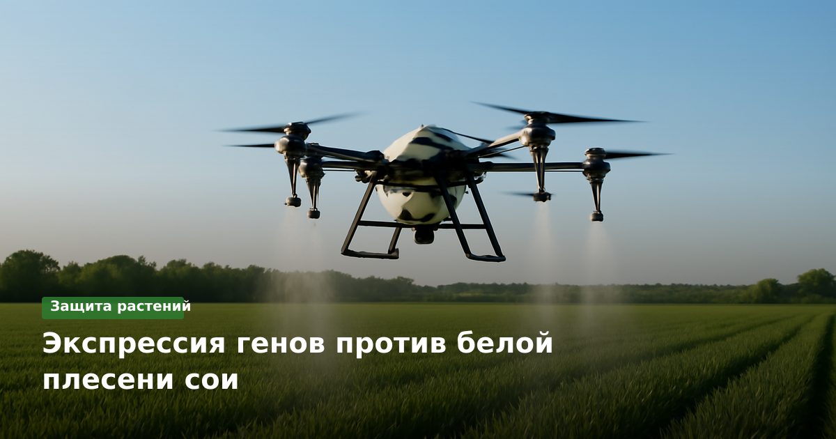 Экспрессия генов против белой плесени сои