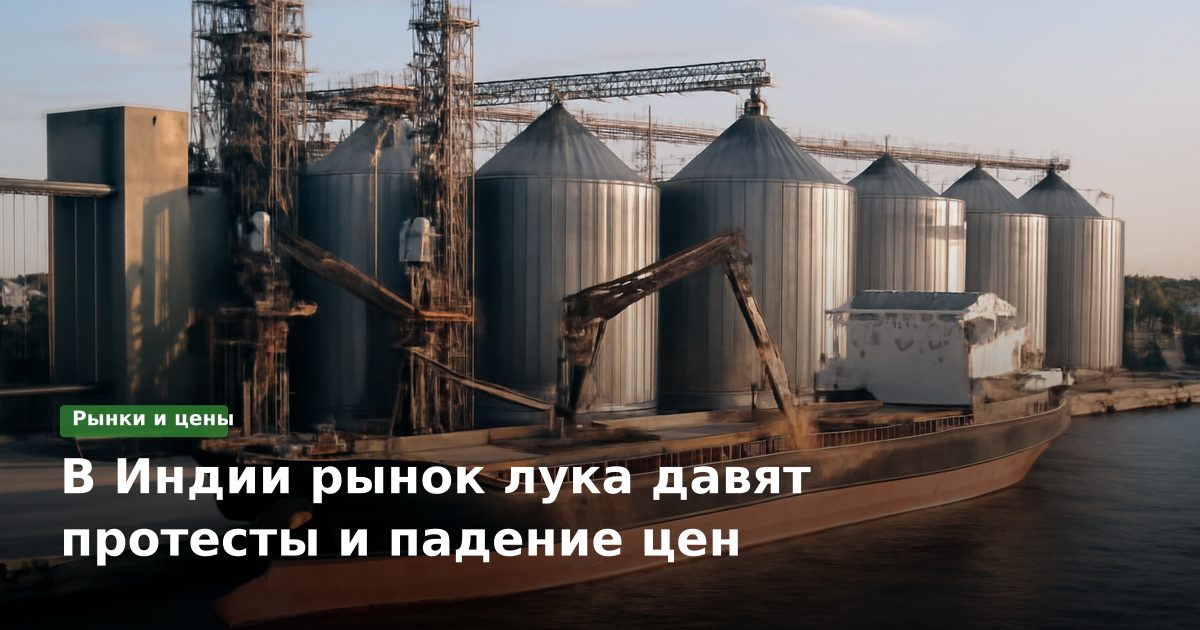 В Индии рынок лука давят протесты и падение цен