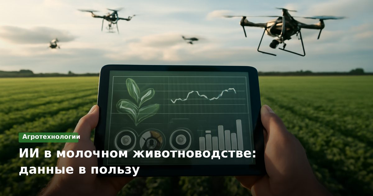 ИИ в молочном животноводстве: данные в пользу