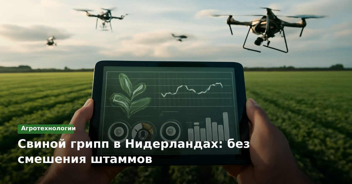 Свиной грипп в Нидерландах: без смешения штаммов