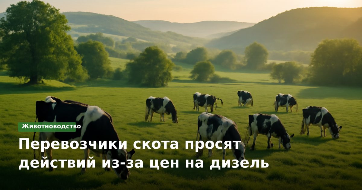 Перевозчики скота просят действий из-за цен на дизель