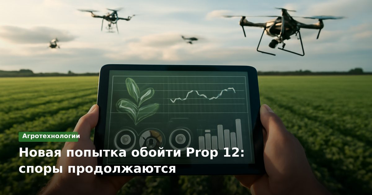 Новая попытка обойти Prop 12: споры продолжаются