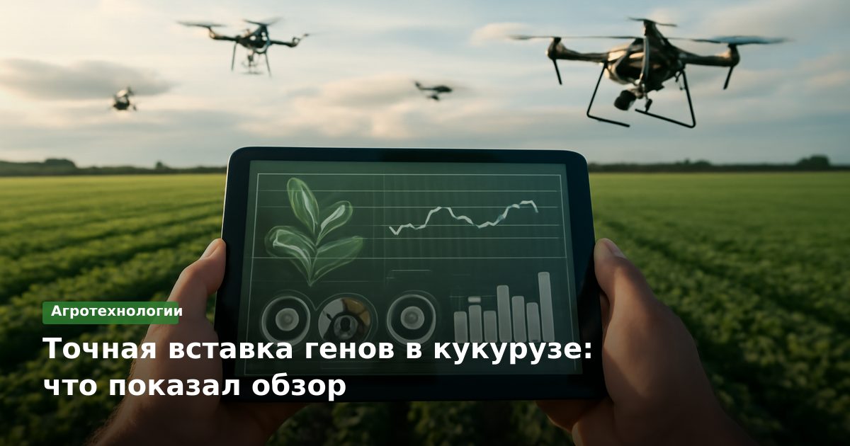 Точная вставка генов в кукурузе: что показал обзор