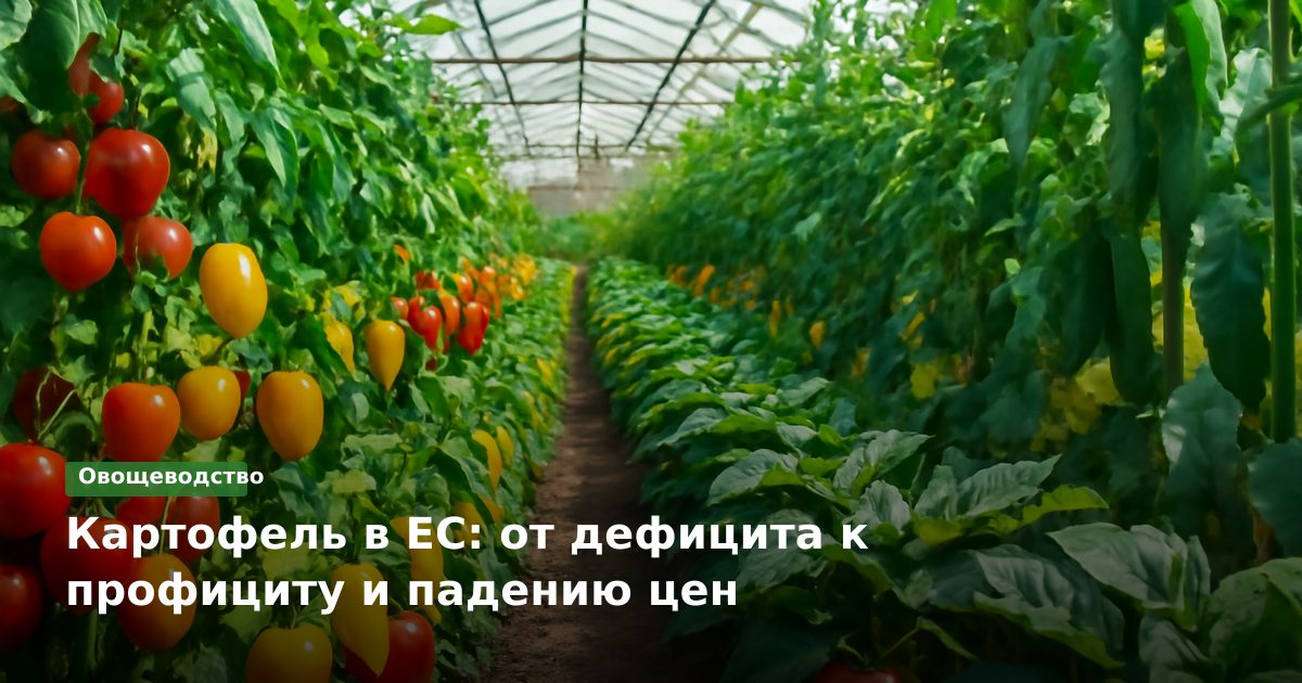 Картофель в ЕС: от дефицита к профициту и падению цен