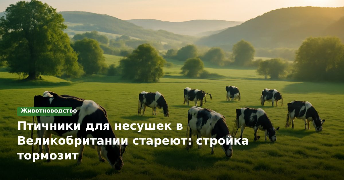 Птичники для несушек в Великобритании стареют: стройка тормозит