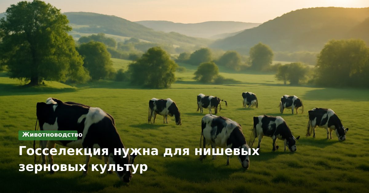 Госселекция нужна для нишевых зерновых культур