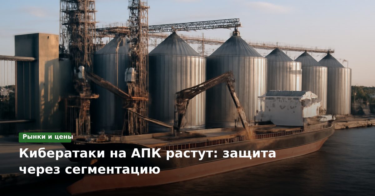 Кибератаки на АПК растут: защита через сегментацию