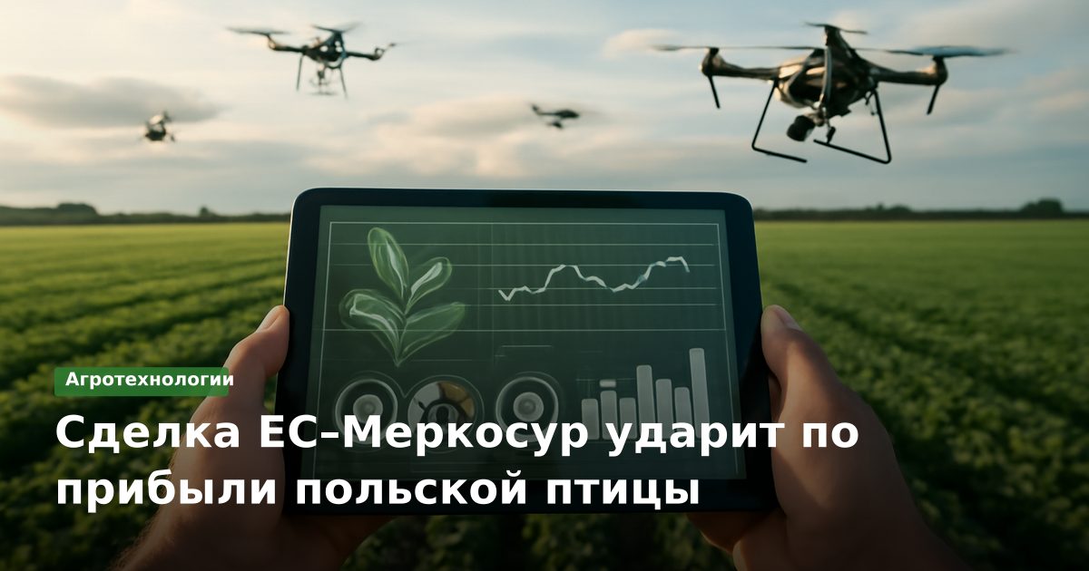 Сделка ЕС–Меркосур ударит по прибыли польской птицы