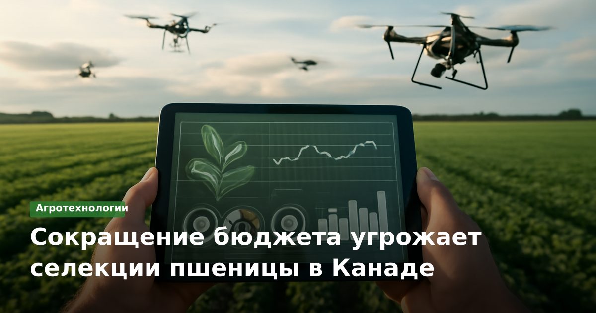 Сокращение бюджета угрожает селекции пшеницы в Канаде
