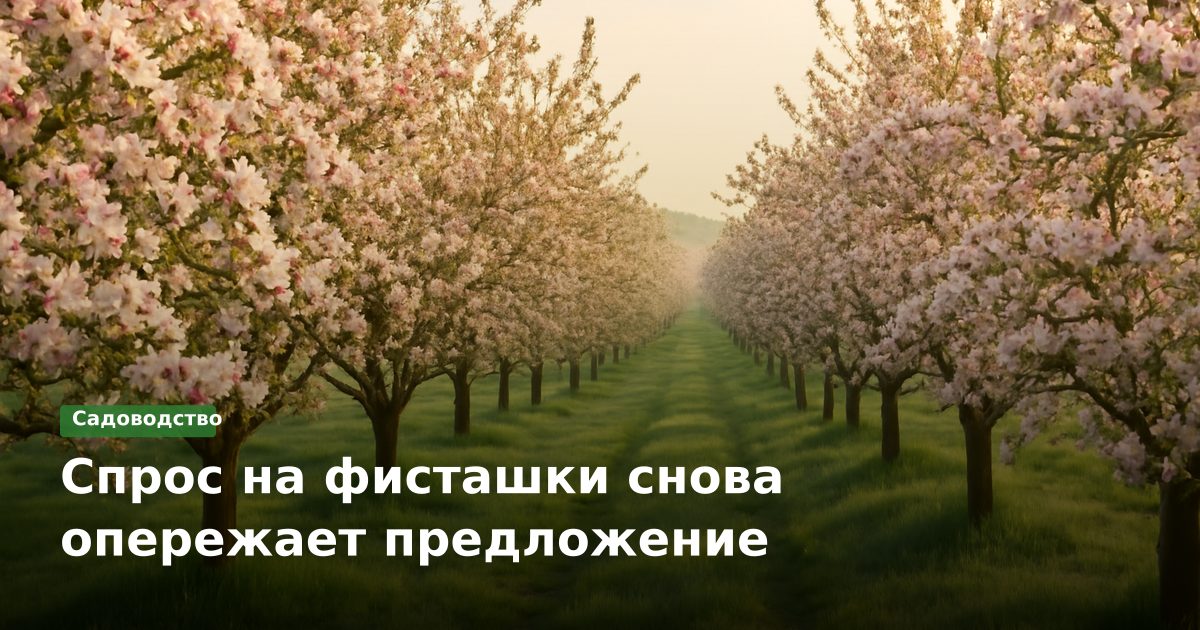 Спрос на фисташки снова опережает предложение