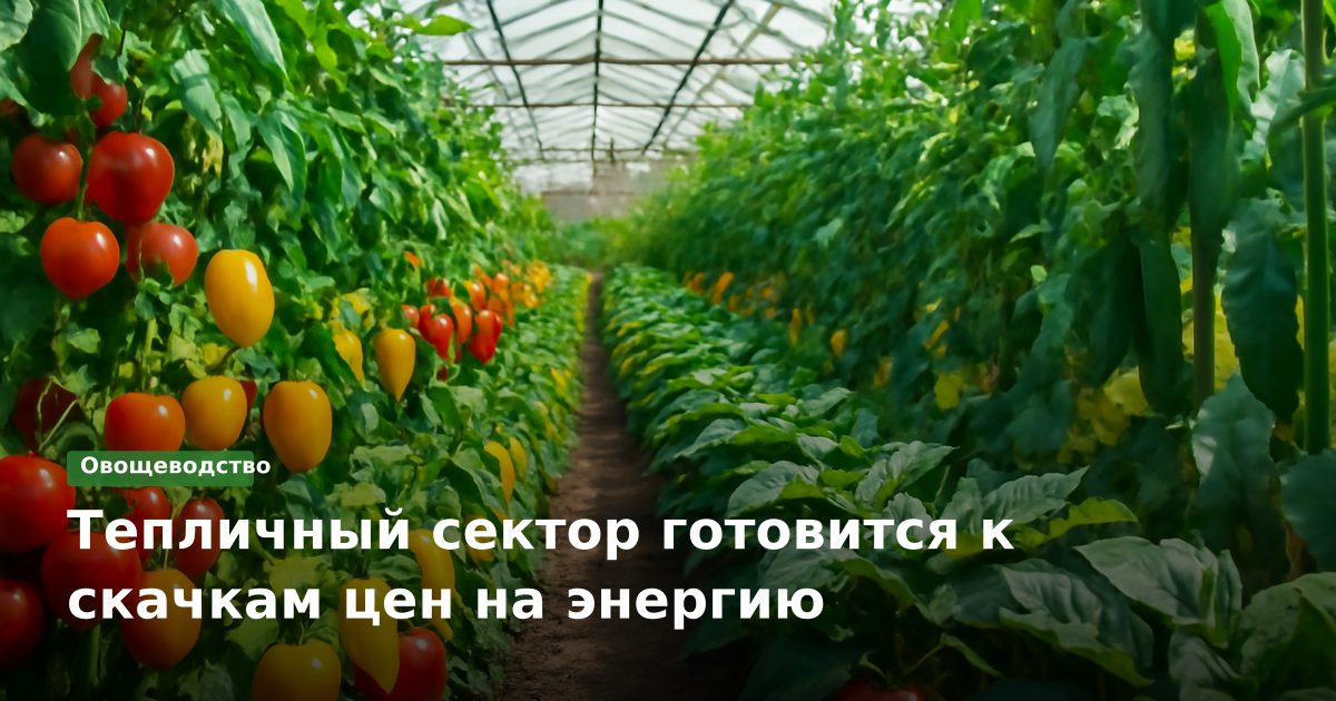 Тепличный сектор готовится к скачкам цен на энергию
