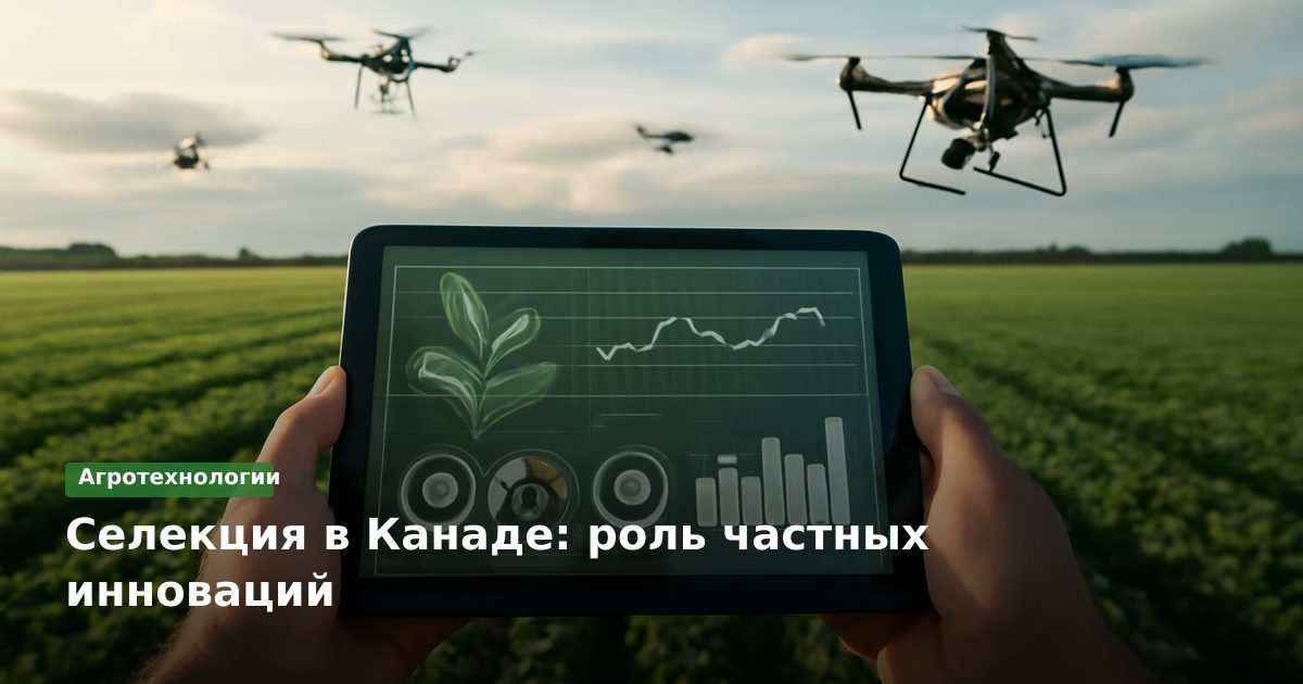 Селекция в Канаде: роль частных инноваций