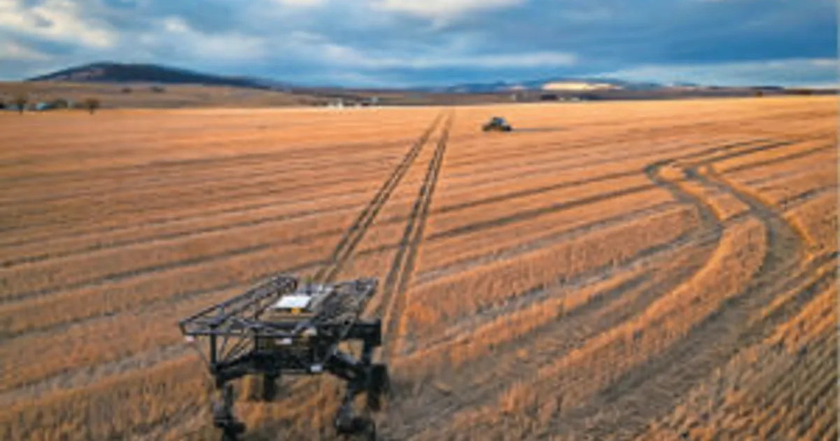 Автономный робот TerraScout для точного земледелия