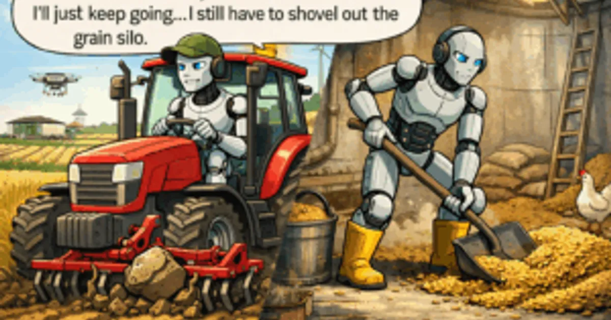 Почему не использовать андроида как тракториста?